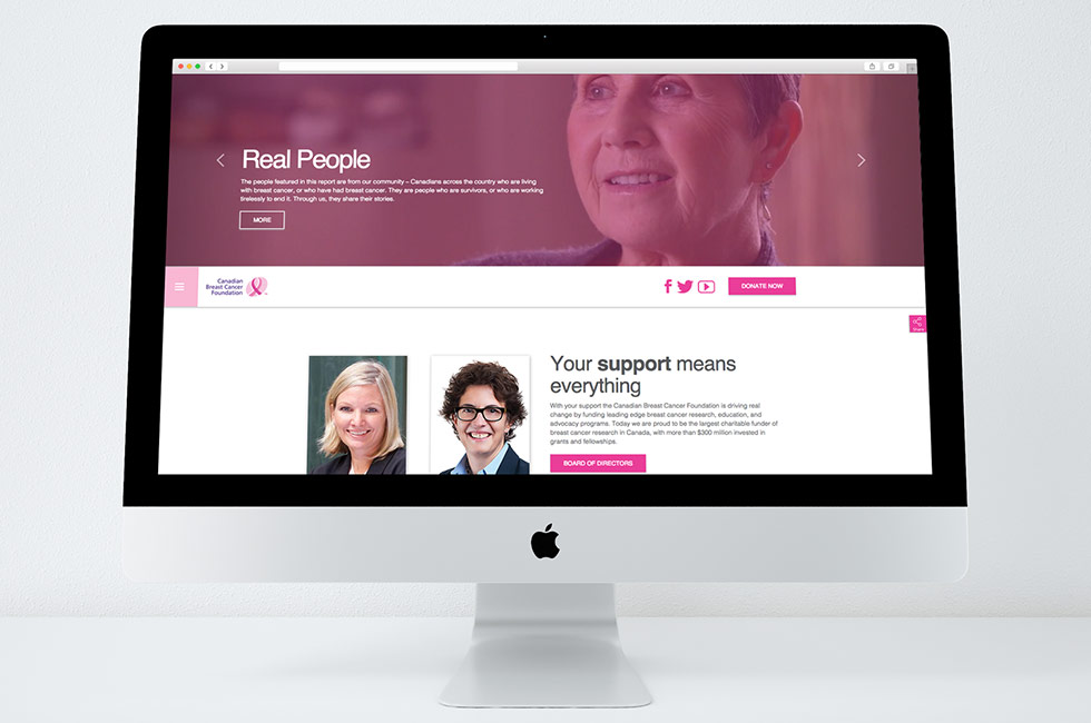 Canadian Breast Cancer Foundation website