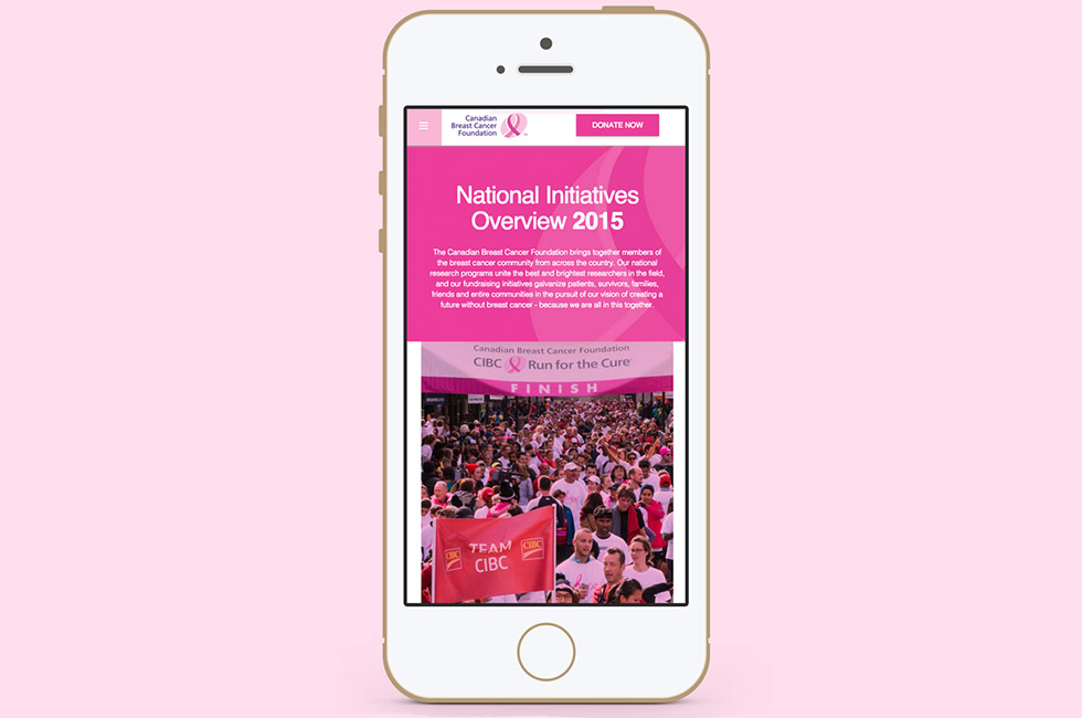 Canadian Breast Cancer Foundation website