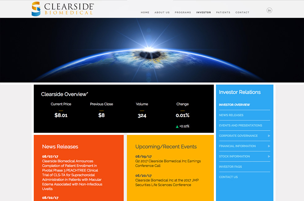 clearside bio
